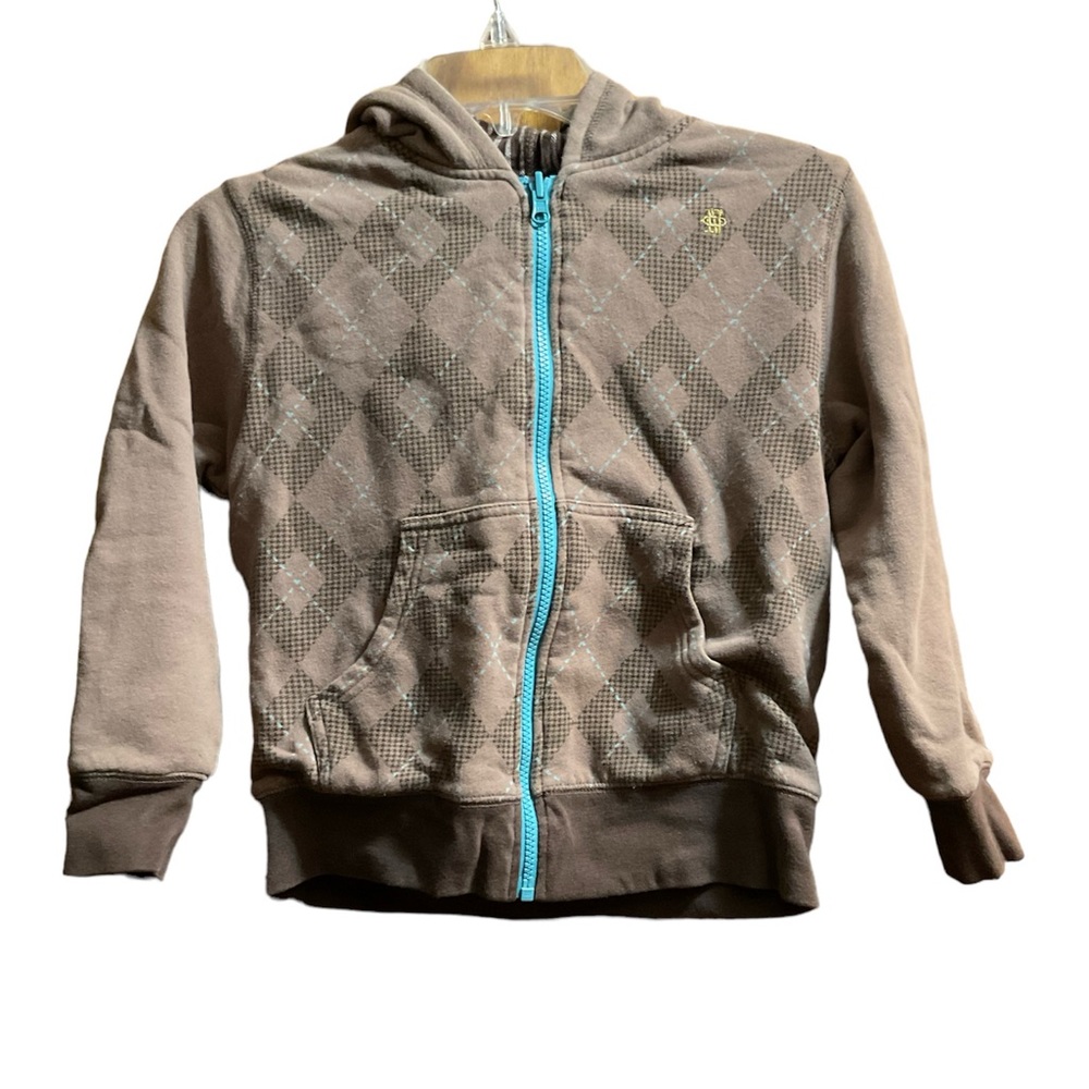 Boy’s Zippered Hoodie. Reversible Sweater.